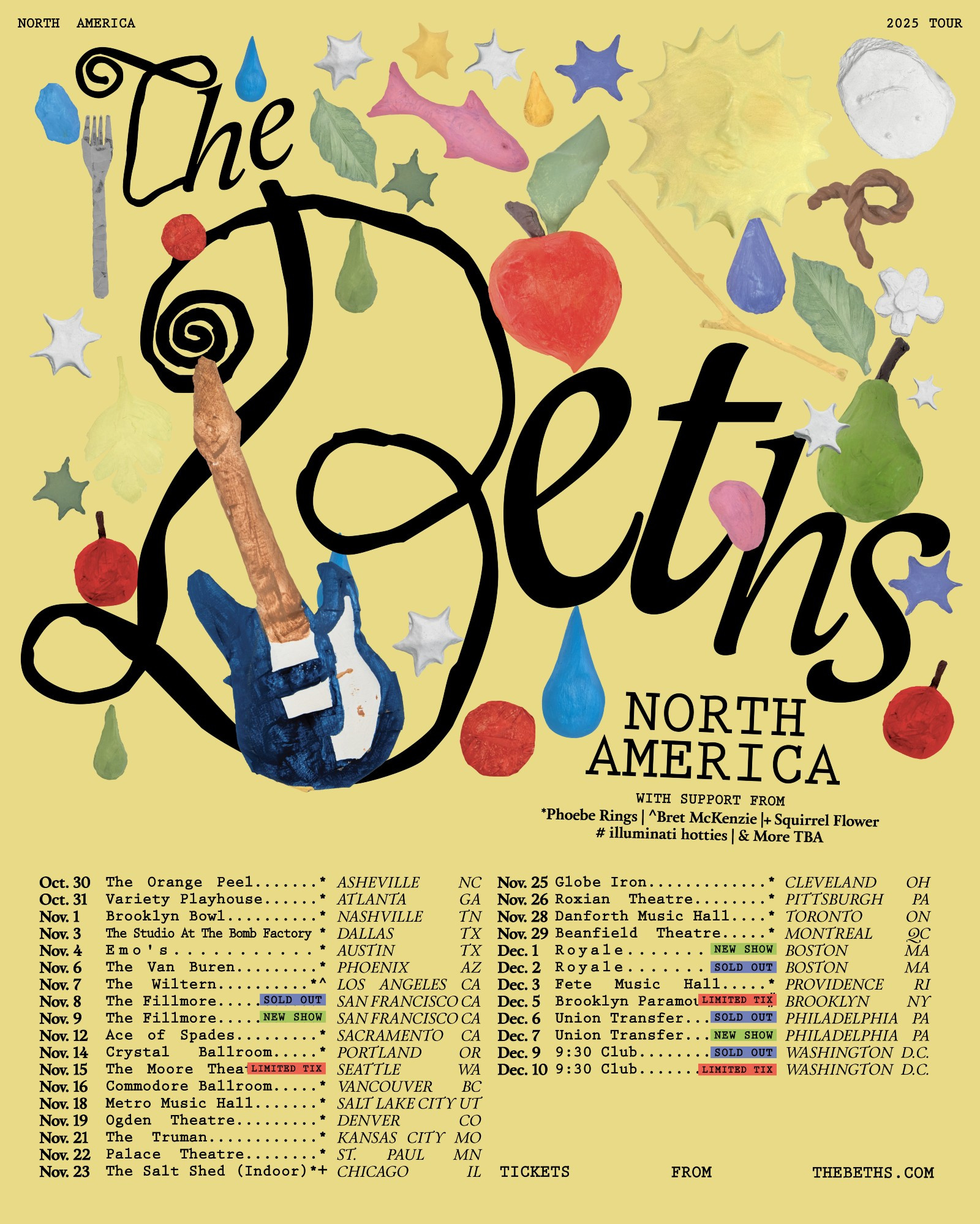 The Beths on Tour