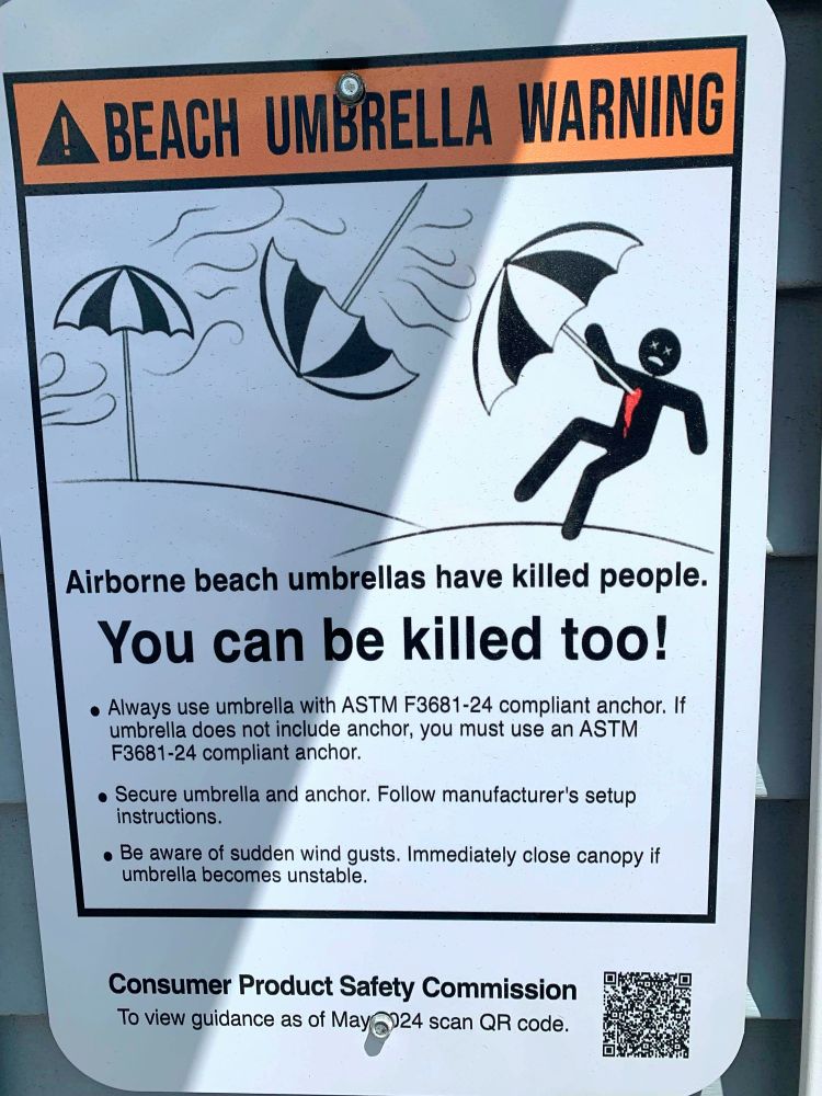 Danger Airborne Umbrella