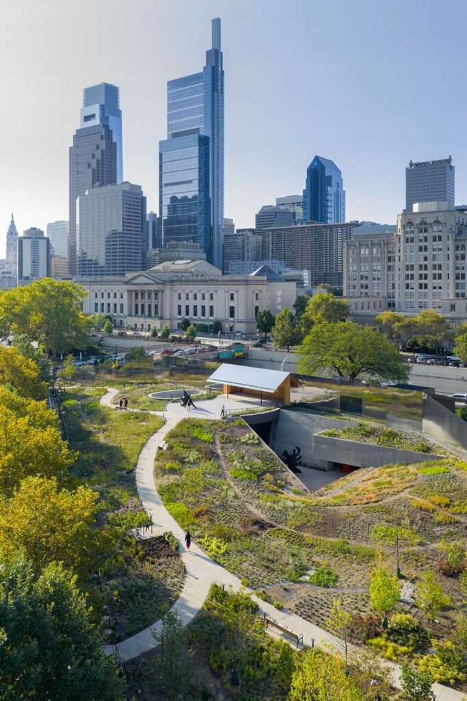 Calder Gardens, 2025. Photograph by Iwan Baan. Artwork by Alexander Calder © 2025 Calder Foundation, New York / Artists Rights Society (ARS), New York