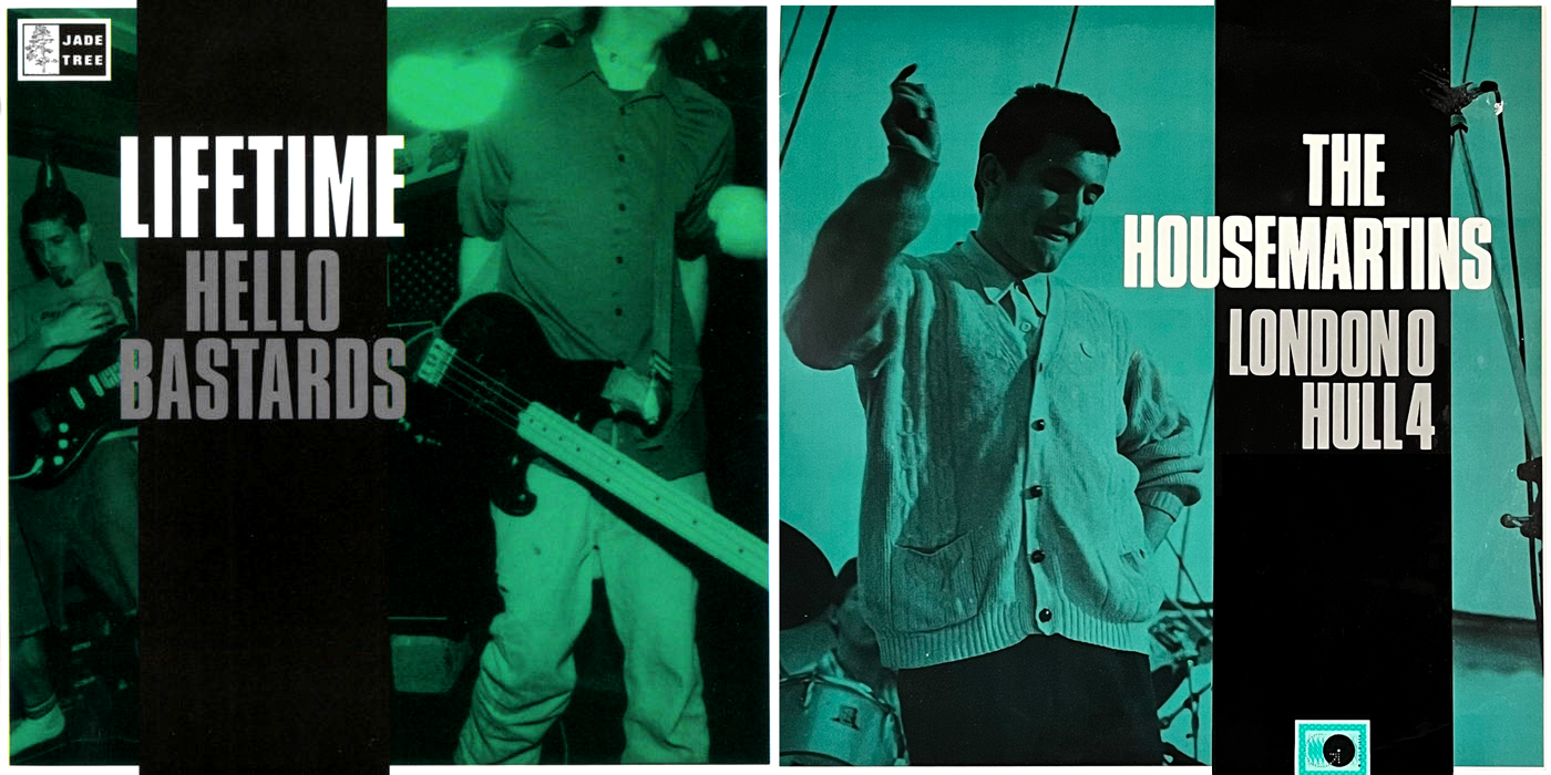 Dan Yemin (Paint It Black) was in Kid Dynamite, he was also in the hardcore band Lifetime before that. The cover for their 1995 album "Hello Bastards" has a similar vibe to the classic Housemartins record, "London 0 Hull 4."