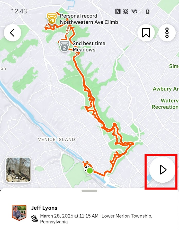Flyover button