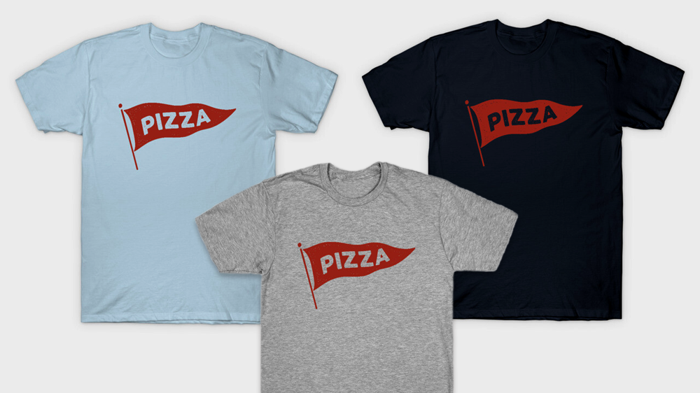 Header pizza shirts