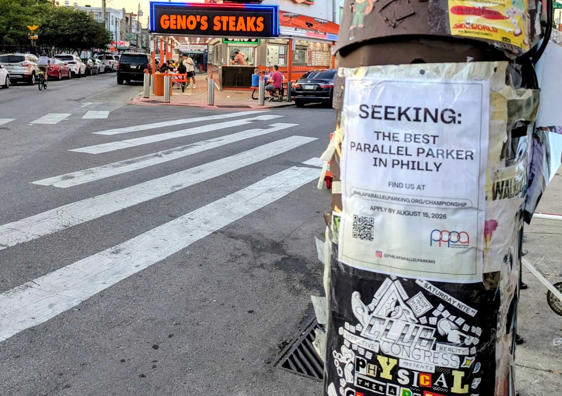Philadelphia parallel parking contest