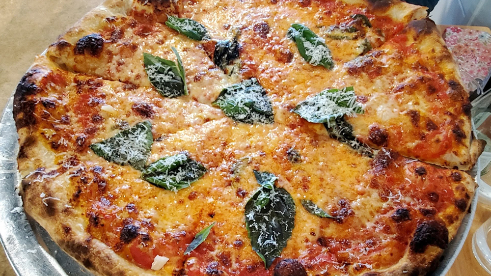 Pizzeria 'Lucci in Belmar, NJ. Sourdough goodness!